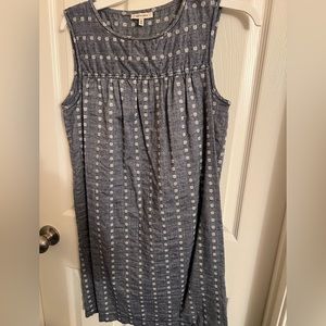 Blue jeans color dress